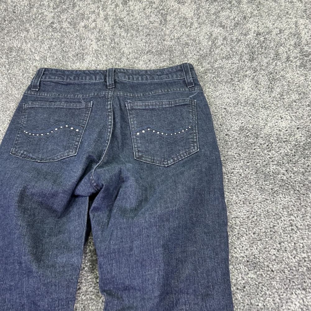Lee Jeans Womens 6 Short Blue Slender Secret Bootcut Stretch Dark Wash Denim - Picture 14 of 15